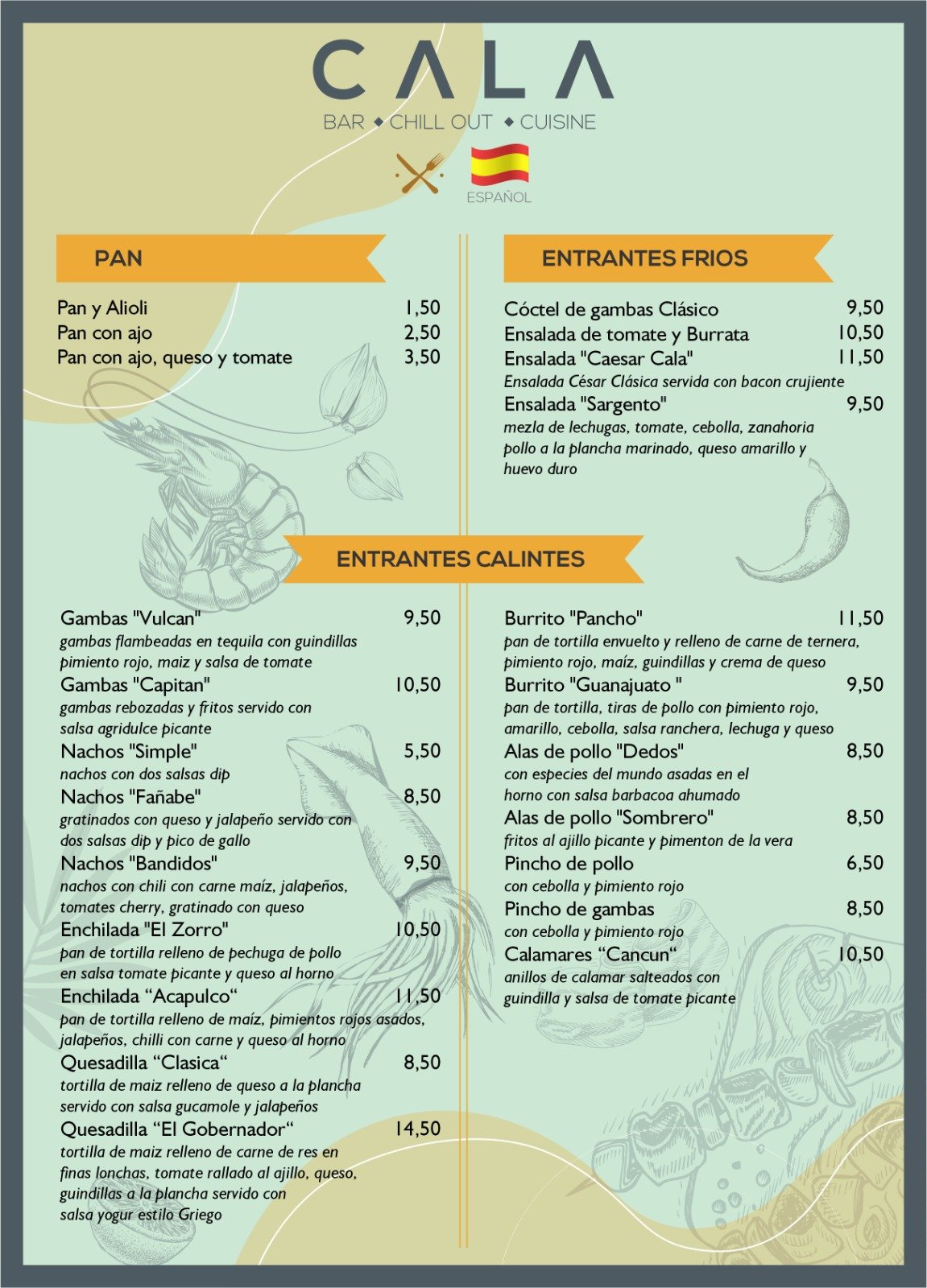 La Carta Restaurante CALA